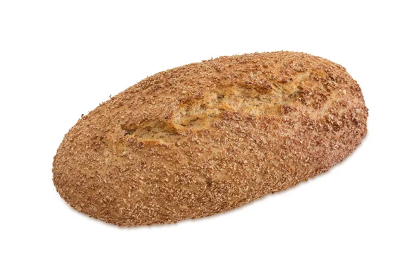 Brot mit Kleie auf hellem Hintergrund — Stockfoto