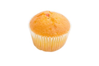 Hafif bir arka plan üzerinde bir tatlı çörek