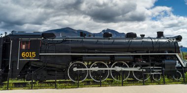 Jasper Tren İstasyonu, Icefield Parkway, Jasper Ulusal Parkı, Alberta, Kanada
