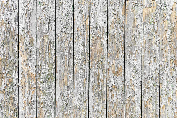 Beautiful Horizontal Texture Old White Boards Painted White Color Knots — Stock Photo, Image