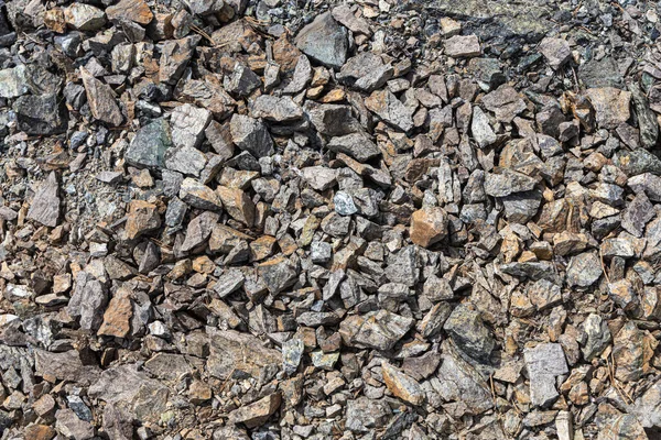 En vacker konsistens av grå bruten sten — Stockfoto