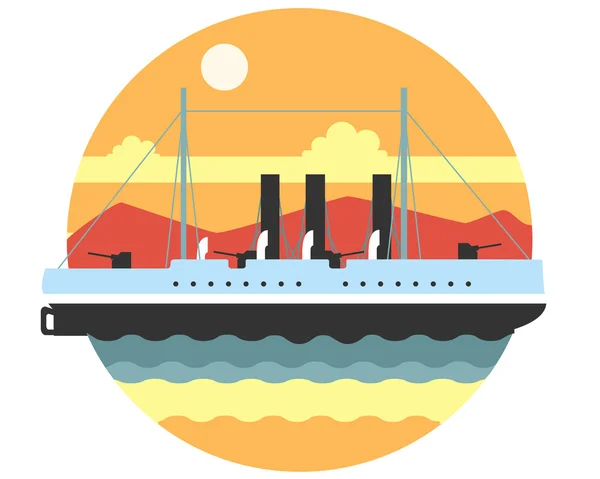 Cruiser Aurora vecteur — Image vectorielle