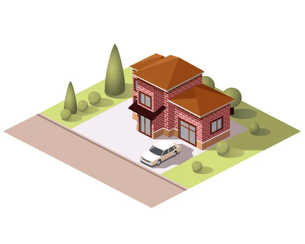 Set tuiles bâtiments vectoriels — Image vectorielle