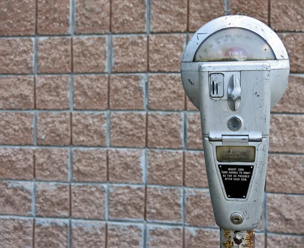 Retro parkovací automat — Stock fotografie