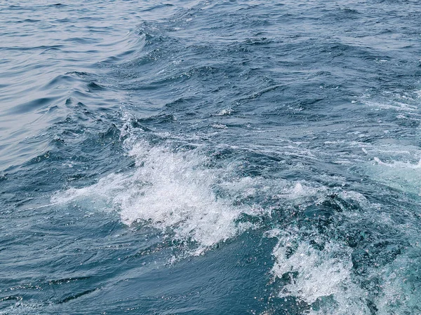 Lake Michigan Vit Våg Stänk Och Blått Sötvatten — Stockfoto