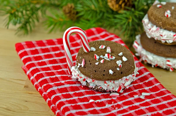 Різдвяний пиріг з солодощами — стокове фото