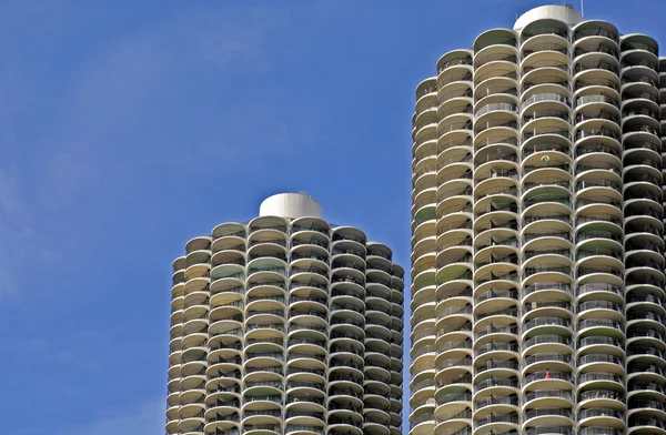 Kukuřičný klas architektura v Chicagu — Stock fotografie