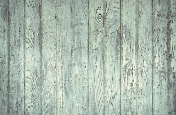 Verblasstes türkis lackiertes Scheunenholz — Stockfoto