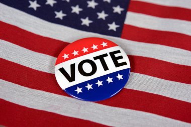 Amerikan bayrağı üzerinde oylama PIN