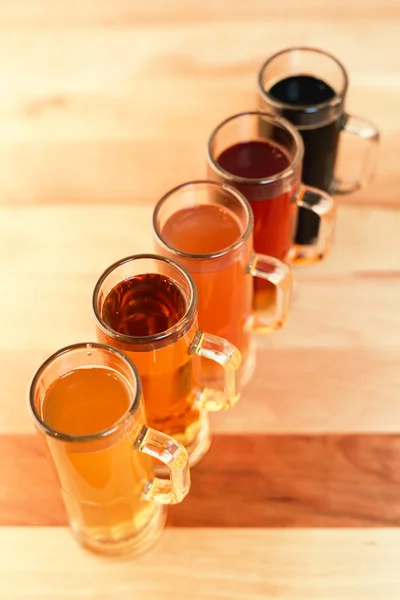 Beer flight — Stock Photo, Image