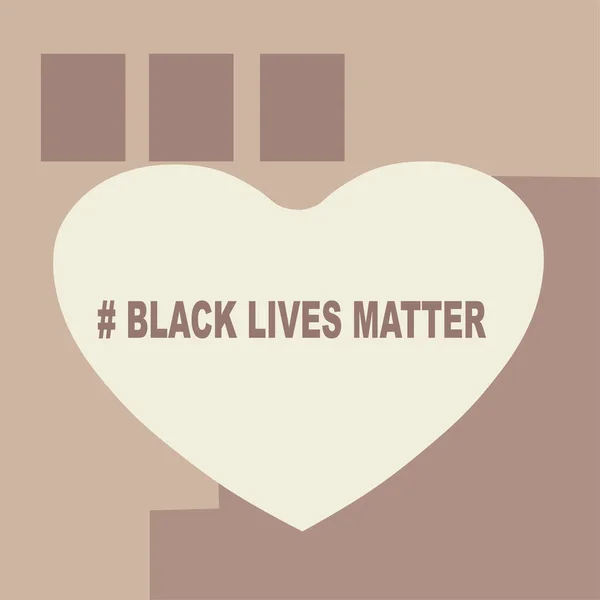 Schluss Mit Rassismus Und Gemeinsam Stärker Blm Black Lives Matter — Stockvektor