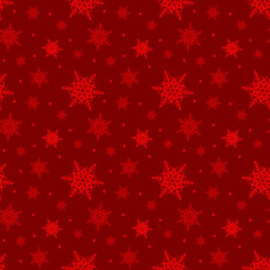 kar taneleri ile Seamless kırmızı modeli