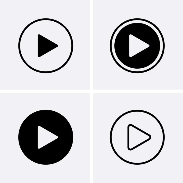 Compartir iconos. Conjunto — Vector de stock