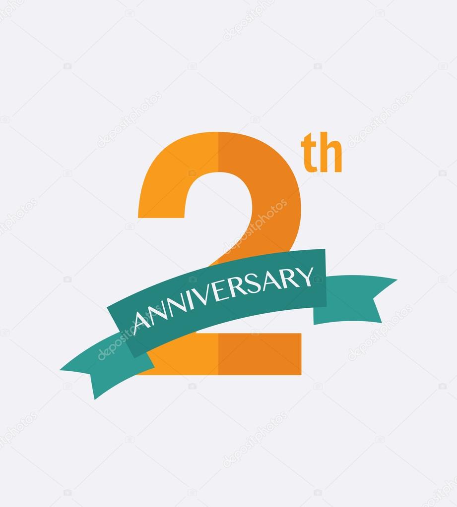 Two years Anniversary Icon