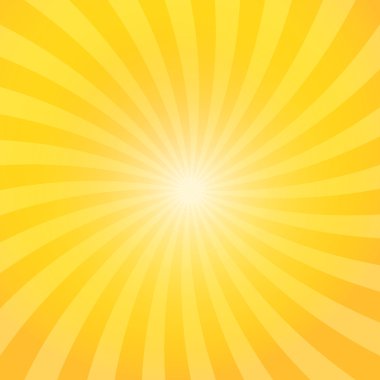 Yellow color burst background clipart