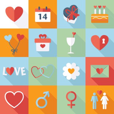 Sevgililer günü simgeler