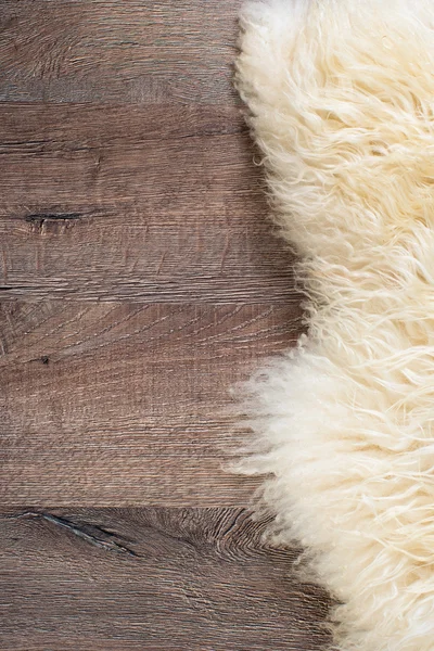 Decorative fur carpet — Stock Photo, Image