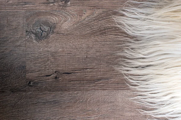 装飾的な毛皮のカーペット — ストック写真