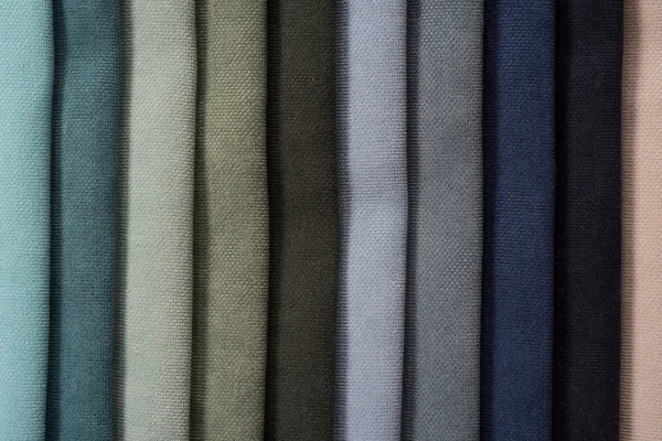 Barevné bavlněné textilie — Stock fotografie
