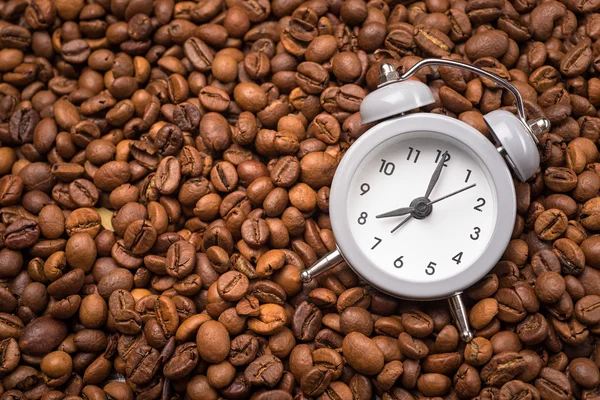 Saat ve kahve — Stok fotoğraf