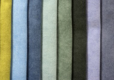 Renkli pamuk tekstil