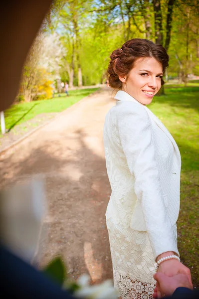 Beautiful wedding couple — Stock Photo, Image