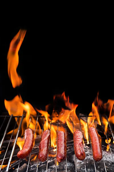 Salchichas en la parrilla — Foto de Stock