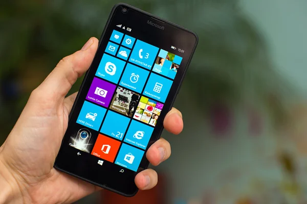 telefon ile ortam simgesi ekranda