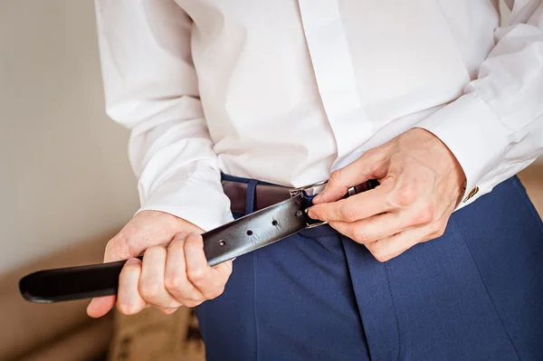 Detalle del hombre bien vestido — Foto de Stock