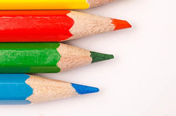 Kolorowe ołówki drewniane — Zdjęcie stockowe
