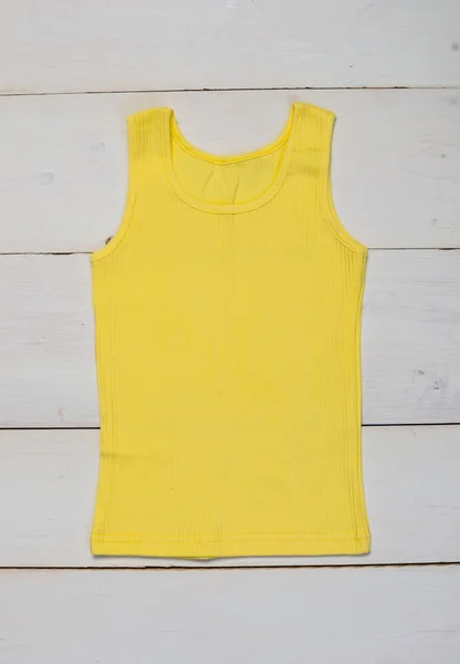 Blank yellow t-shirt — Stock Photo, Image