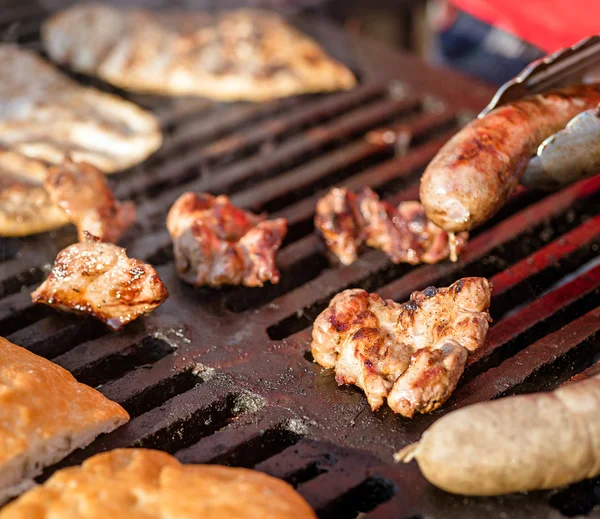 Carne sulla griglia — Foto Stock