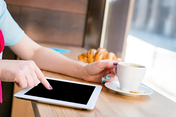 Woman on a coffee break — Stock Photo, Image