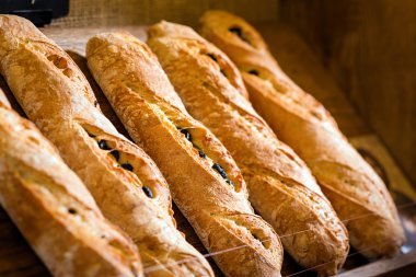 baget ekmek veya ekmek rulo