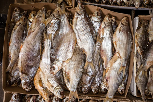 Морепродукты, копченая рыба — стоковое фото