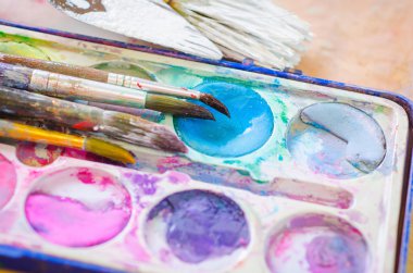 Suluboya mürekkep ve fırça