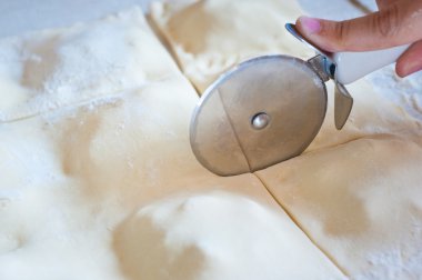 Hamur yakın çekim Cook