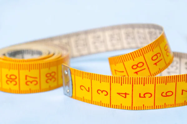 Twisted tape measure — Stock Photo, Image