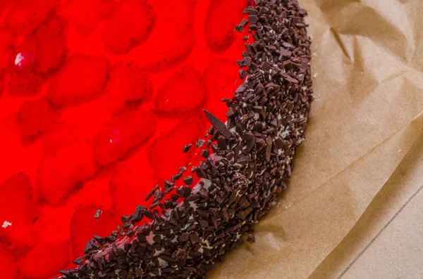 Preparation of delicious sweet cake — Stock Photo, Image