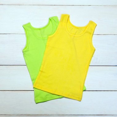 Parlak örme T-shirt