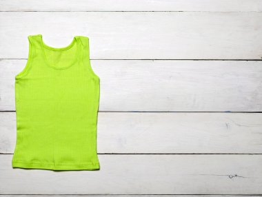 Parlak örme T-shirt