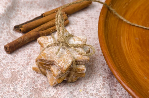 Kerst peperkoek koekjes — Stockfoto