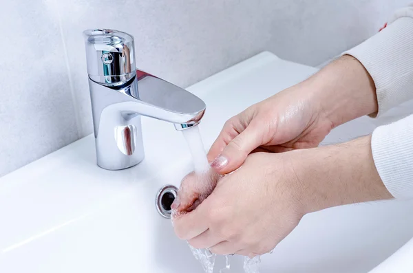 Bacia de lavagem, mão — Fotografia de Stock
