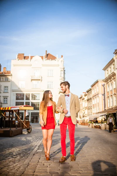 Moda hipster pareja —  Fotos de Stock