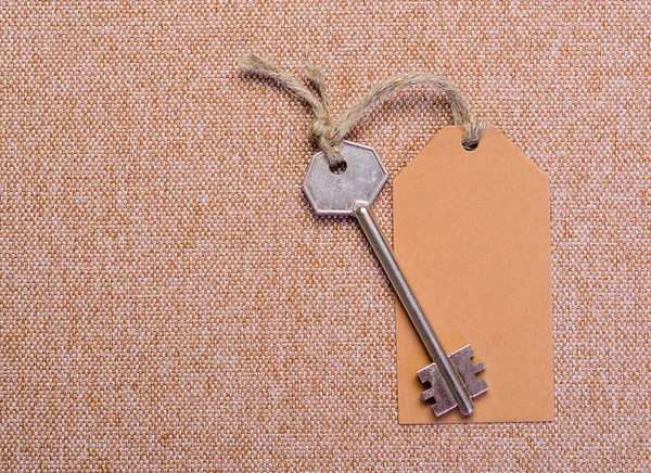 Brown paper tag — Stock Photo, Image