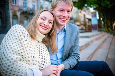 Birbirine aşık çift