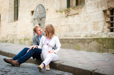 Birbirine aşık çift