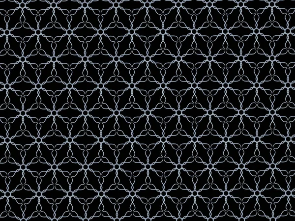 Abstraktní Geometrické Pozadí Stříbrných Gradientech Černém Pozadí Pro Dekorace Nástěnný — Stock fotografie