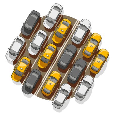 Traffic Jam clipart