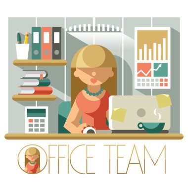 Düz Office takım muhasebeci